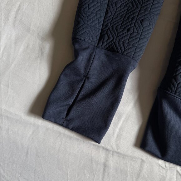 ATHLETA Womens Jacquard Elevation Pullover Navy SIZE S - Picture 9 of 9